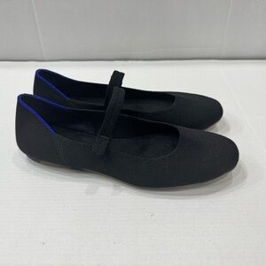 Rothy's The Square Mary Jane Black Shoes